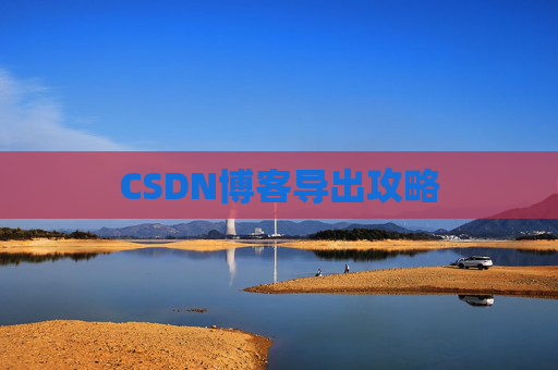 CSDN博客导出攻略